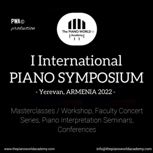 1st INTERNATIONAL PIANO SYMPOSIUM – Yerevan, Armenia.